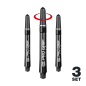 Preview: Target Pro Grip Spin Shafts - 3 Sets - Schwarz Intermediate 41mm